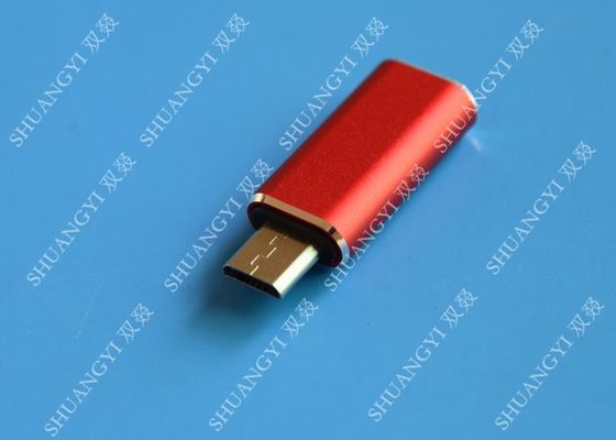 Китай Красный тип мужчина УСБ 3,1 к к микро- УСБ Пин УСБ 5 микро- тонкому для сотового телефона поставщик