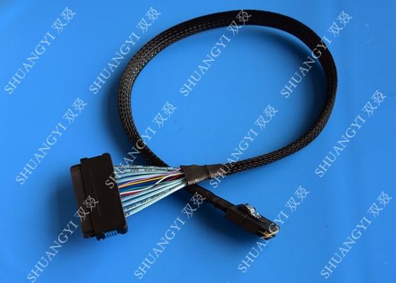 Китай Мини прикрепленный сериалом Пин САС СФФ-8087 36 кабеля СКСИ к кабелю Пин САС СФФ-8484 32 0,5 м поставщик